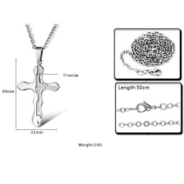 Easy To Use Cross Titanium Necklace
