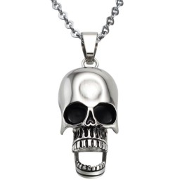 Stable Quality Skull Titanium Necklace