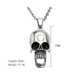 Stable Quality Skull Titanium Necklace