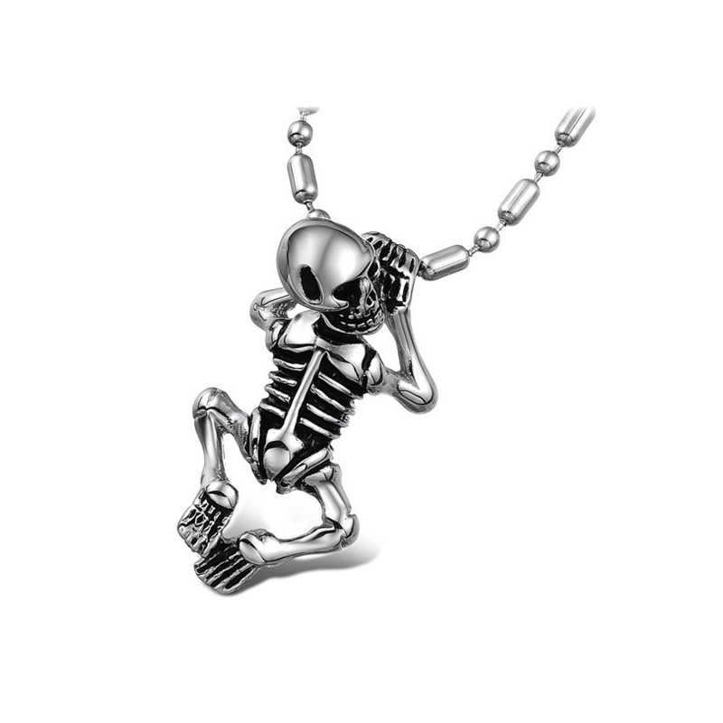 Quality And Quantity Assured Male Titanium Necklace