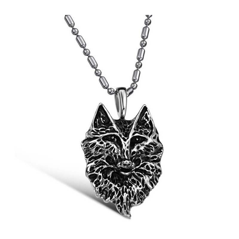 Complete In Specifications Male The Wolf Totem Titanium Necklace Complete In Specifications Male The Wolf Totem Titanium Necklace