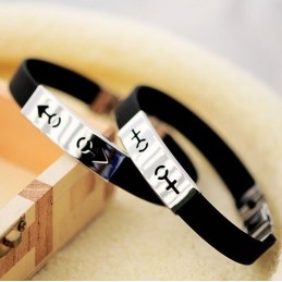Symbol Titanium Bracelets For Men And Women Couples