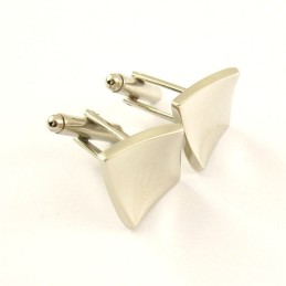 Titanium Concave Square Cufflinks