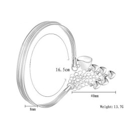 Quality And Quantity Assured Female Sweetheart Titanium Bracelet
