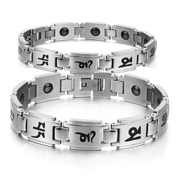 Durable In Use Titanium Bracelet For Lovers