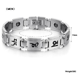 Durable In Use Titanium Bracelet For Lovers