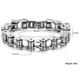 Well-Known For Its Fine Quality Male Titanium Bracelet