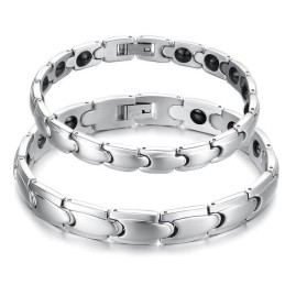 Excellent Quality Antifatigue Titanium Bracelet For Lovers