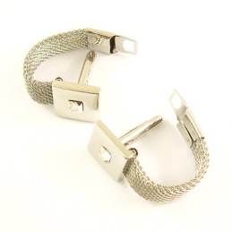 Specially Design Titanium Cufflinks With Diamond