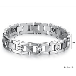 Wide Varieties Antifatigue Titanium Bracelet For Lovers
