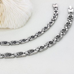 Dependable Performance Antifatigue Titanium Bracelet For Lovers