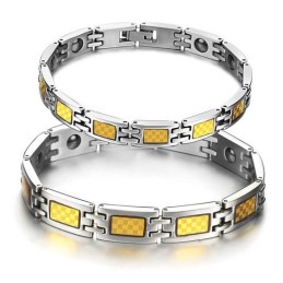 Quality And Quantity Assured Antifatigue Titanium Bracelet For Lovers
