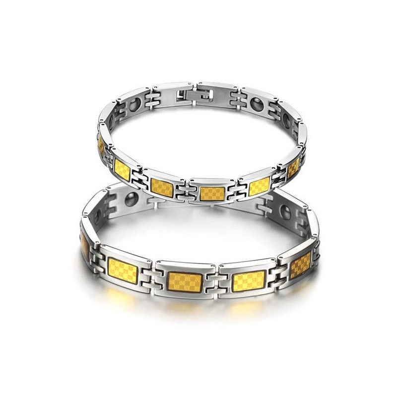 Quality And Quantity Assured Antifatigue Titanium Bracelet For Lovers Quality And Quantity Assured Antifatigue Titanium Bracelet For Lovers