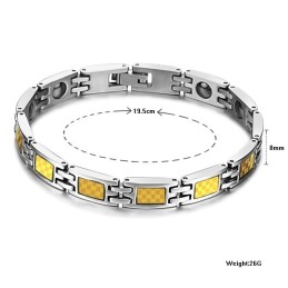 Quality And Quantity Assured Antifatigue Titanium Bracelet For Lovers
