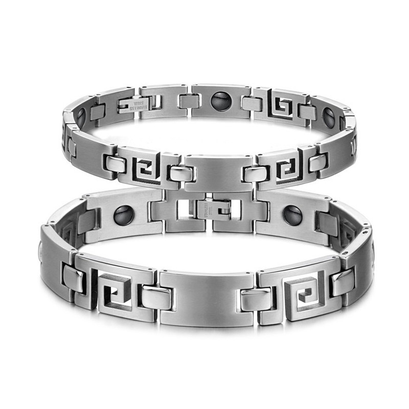 Easy To Use Classic Titanium Bracelet For Lovers