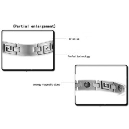 Easy To Use Classic Titanium Bracelet For Lovers