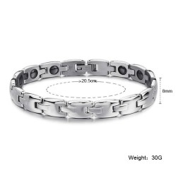 Well-Known For Its Fine Quality Health Titanium Lodestone Bracelet For Lovers