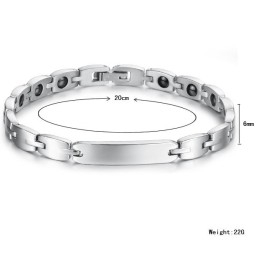 Selling Well All Over The World Health Titanium Lodestone Bracelet For Lovers