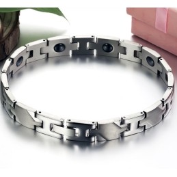 Excellent Quality Health Titanium Lodestone Bracelet For Lovers