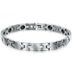 Excellent Quality Health Titanium Lodestone Bracelet For Lovers