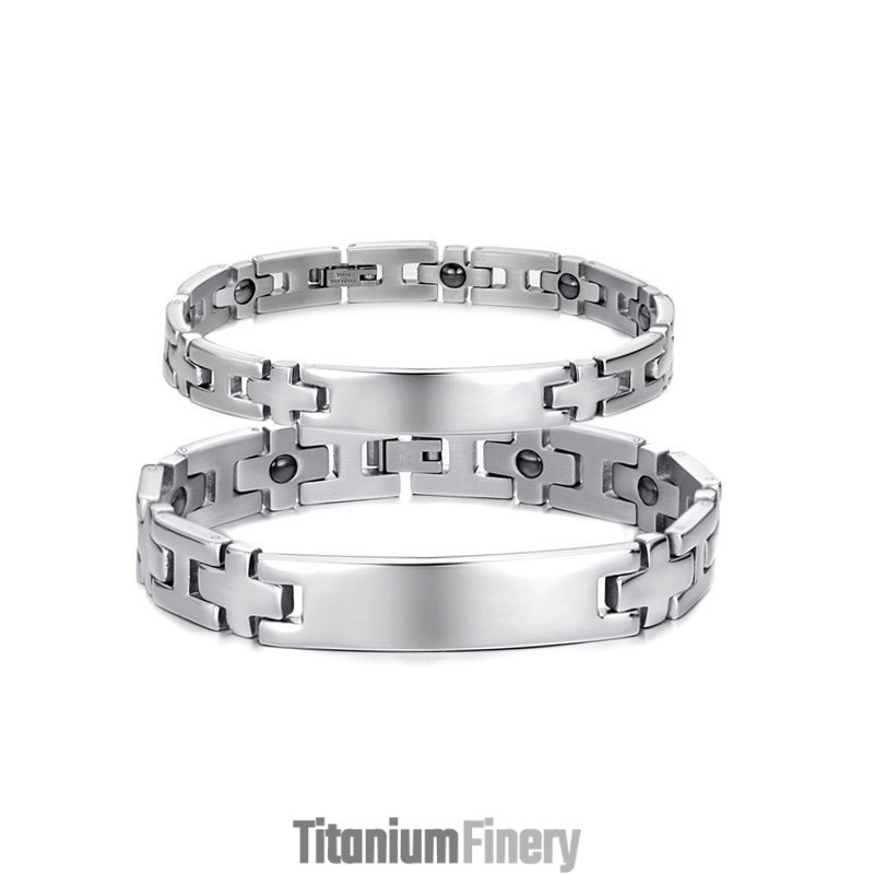 The King Of Quantity Antifatigue Titanium Bracelet For Lovers The King Of Quantity Antifatigue Titanium Bracelet For Lovers