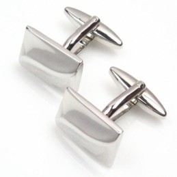 Fashion Titanium Convexity Oblong Cufflinks