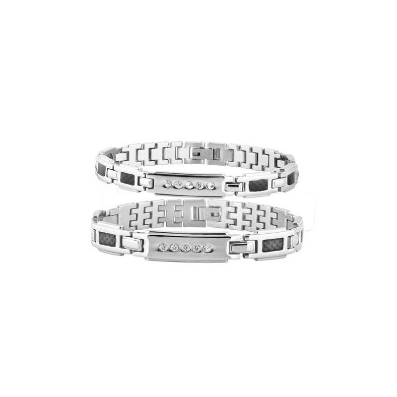 Stable Quality Titanium Lodestone Bracelet For Lovers