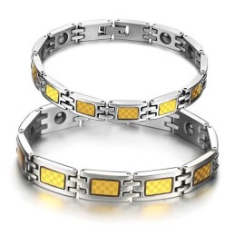 High Quality Antifatigue Titanium Bracelet For Lovers