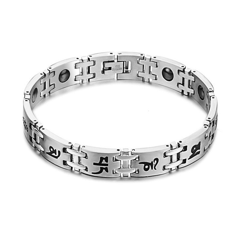 Stable Quality Male Titanium Lodestone Bracelet Stable Quality Male Titanium Lodestone Bracelet