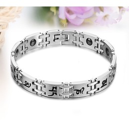 Stable Quality Male Titanium Lodestone Bracelet