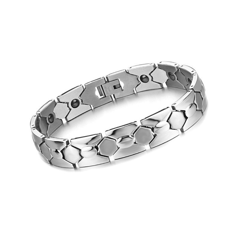Dependable Performance Male Antifatigue Titanium Lodestone Bracelet Dependable Performance Male Antifatigue Titanium Lodestone Bracelet