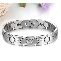 Dependable Performance Male Antifatigue Titanium Lodestone Bracelet