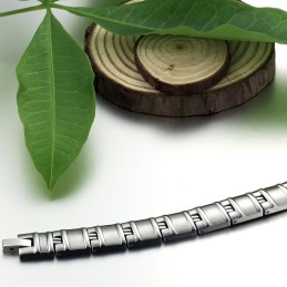 Stable Quality Male Antifatigue Titanium Lodestone Bracelet