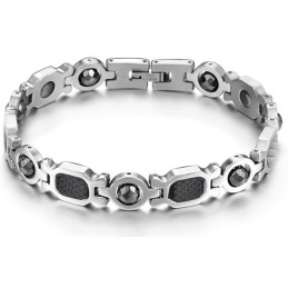 Stable Quality Male Health Titanium Lodestone Bracelet