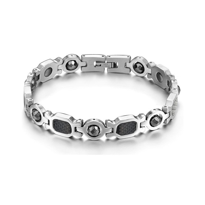 Stable Quality Male Health Titanium Lodestone Bracelet Stable Quality Male Health Titanium Lodestone Bracelet