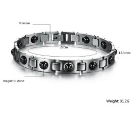 The Queen Of Quality Health Titanium Lodestone Bracelet