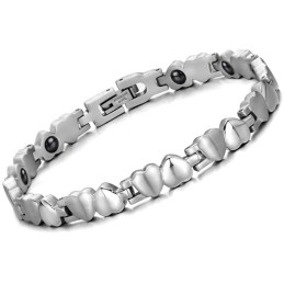 Complete In Specifications Sweetheart Titanium Bracelet