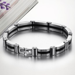 To Have A Long Story Male Titanium Bracelet