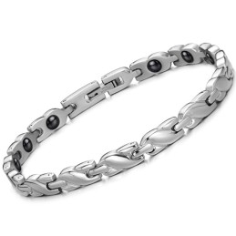 Easy To Use Female Health Titanium Lodestone Bracelet