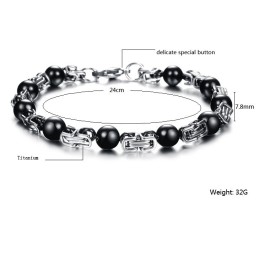 Durable In Use Male Titanium Bracelet