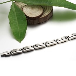 High Quality Male Titanium Lodestone Bracelet