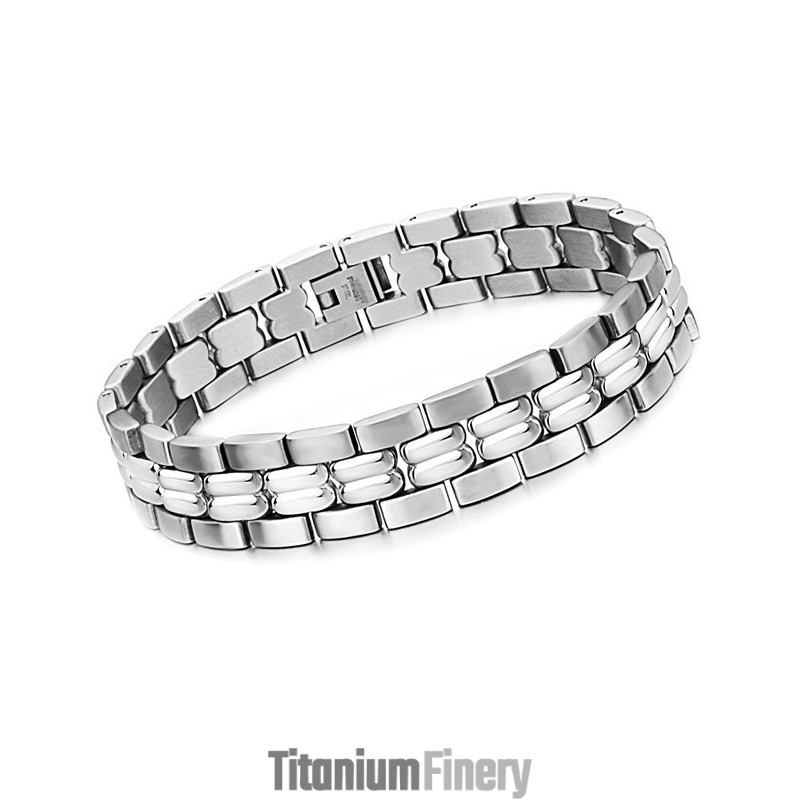 Quality And Quantity Assured Male Concise Titanium Bracelet Quality And Quantity Assured Male Concise Titanium Bracelet