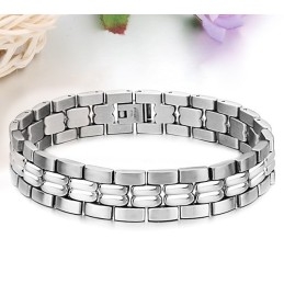 Quality And Quantity Assured Male Concise Titanium Bracelet