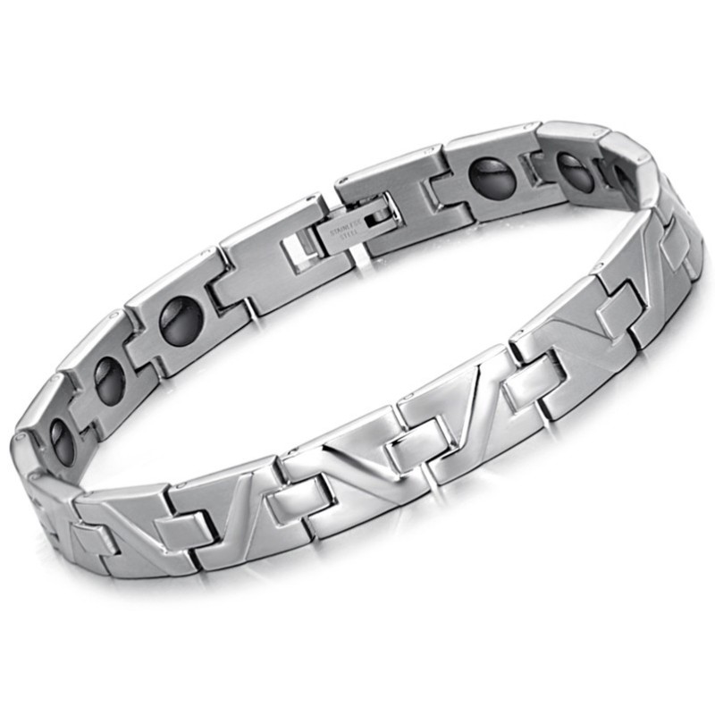 Easy To Use Antifatigue Titanium Lodestone Bracelet Easy To Use Antifatigue Titanium Lodestone Bracelet