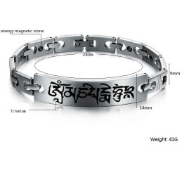 The Queen Of Quality Male Health Titanium Lodestone Bracelet