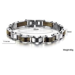 Easy To Use Male Titanium Bracelet