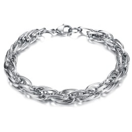 Complete In Specifications Male Titanium Bracelet