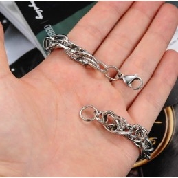 Complete In Specifications Male Titanium Bracelet