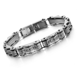 Wide Varieties Male Titanium Bracelet