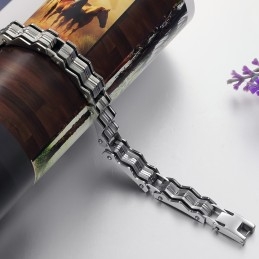 Wide Varieties Male Titanium Bracelet